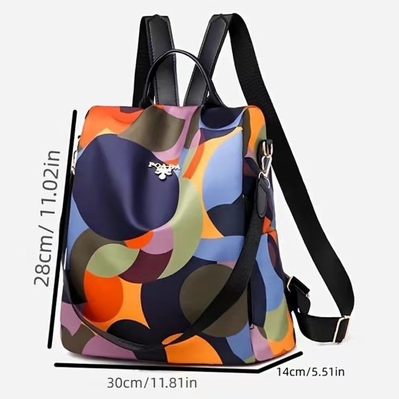 NWT POLKA DOT MULTI USE BACKPACK - Picture 3 of 8